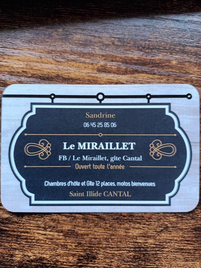 Le Miraillet, Gite Saint-Illide Exteriér fotografie